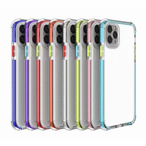 Nettech Apple iPhone 12 Uyumlu NT-88346 Renkli Şeffaf Seri Arka Koruma Kılıf (Çeşitli Renk) NT-88346