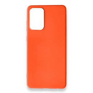 Nettech Samsung Galaxy A72 Uyumlu Nano Arka Koruma Kılıf (Turuncu) NT-89599