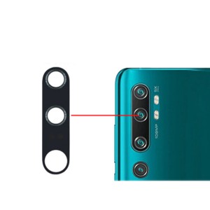 Teknonet Xiaomi Mi Note 10 Uyumlu Kamera Camı (Siyah) NT-89670
