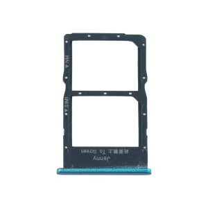 Teknonet Huawei P40 Lite Uyumlu Hafıza Kart + Sim Metali (Mavi) NT-89692