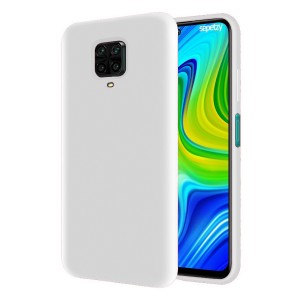 Nettech Xiaomi Redmi Note 9 Pro Uyumlu Nano Arka Koruma Kılıf (Beyaz) NT-89789