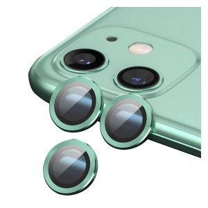 Nettech Apple iPhone 11 Pro Uyumlu Damla Model 3in Kamera Cam Koruyucu (Açık Yeşil) NT-89804