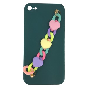 Nettech Apple iPhone 8 Uyumlu NT-89917 Bilek Zincirli Arka Koruma Kılıf (Çeşitli Renk) NT-89917