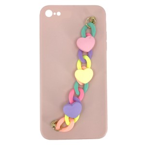 Nettech Apple iPhone 8 Uyumlu NT-89917 Bilek Zincirli Arka Koruma Kılıf (Çeşitli Renk) NT-89917