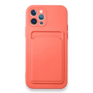 Nettech Apple iPhone 12 Pro Uyumlu Kartlık Nano Arka Koruma Kılıf (Turuncu) NT-89925