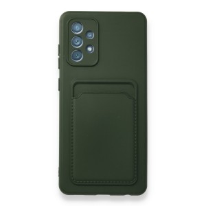 Nettech Samsung Galaxy A72 Uyumlu Kartlık Nano Arka Koruma Kılıf (Yeşil) NT-89933