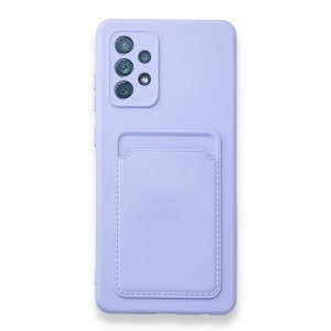 Nettech Samsung Galaxy A72 Uyumlu Kartlık Nano Arka Koruma Kılıf (Lila) NT-89937