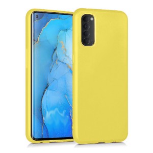 Nettech Oppo Reno 4 Pro Uyumlu Nano Arka Koruma Kılıf (Sarı) NT-90035