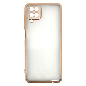 Nettech Samsung Galaxy A12 Uyumlu Renkli Kenar Zone Seri Arka Koruma Kılıf (Çeşitli Renk) NT-89781