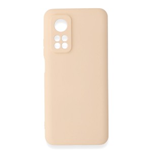 Nettech Xiaomi Mi 10T Uyumlu Nano Arka Koruma Kılıf (Krem) NT-90078
