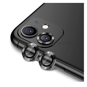 Nettech Apple iPhone 11 Uyumlu Damla Model 2in Kamera Cam Koruyucu (Siyah) NT-90092