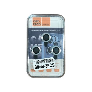 Nettech Apple iPhone 12 Pro Max Uyumlu Damla Model 3in Kamera Cam Koruyucu (Açık Yeşil) NT-89806