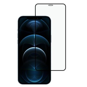 Nettech Apple iPhone 12 Mini Uyumlu Ön Koruma Mat Seramik Nano Ekran Koruyucu (Siyah) NT-88508