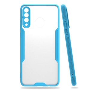 Nettech Huawei P30 Lite Uyumlu Platin Seri Arka Koruma Kılıf (Mavi) NT-86424