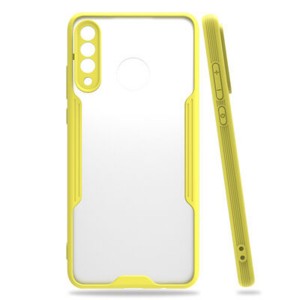 Nettech Huawei P30 Lite Uyumlu Platin Seri Arka Koruma Kılıf (Sarı) NT-86425