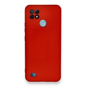 Nettech Realme C21 Uyumlu Nano Arka Koruma Kılıf (Kırmızı) NT-90183