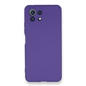 Nettech Xiaomi Mi 11 Lite Uyumlu Nano Arka Koruma Kılıf (Mor) NT-87696