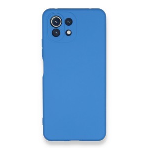 Nettech Xiaomi Mi 11 Lite Uyumlu Nano Arka Koruma Kılıf (Mavi) NT-87699