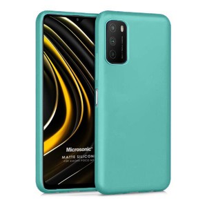 Nettech Xiaomi Poco M3 Uyumlu Nano Arka Koruma Kılıf (Turkuaz) NT-87736