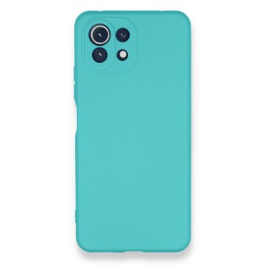 Nettech Xiaomi Mi 11 Lite Uyumlu Nano Arka Koruma Kılıf (Turkuaz) NT-87703