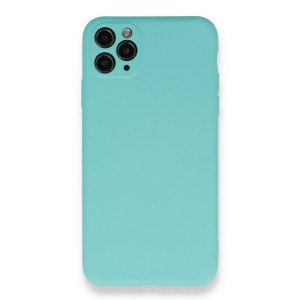 Nettech Apple iPhone 11 Pro Max Uyumlu Nano Arka Koruma Kılıf (Turkuaz) NT-87236