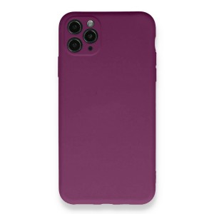Nettech Apple iPhone 11 Pro Max Uyumlu Nano Arka Koruma Kılıf (Mürdüm) NT-87235