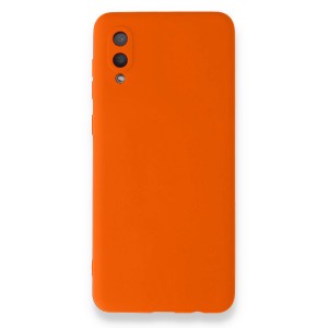 Nettech Samsung Galaxy A02 Uyumlu Nano Arka Koruma Kılıf (Turuncu) NT-90213