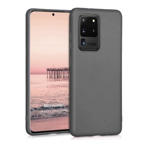 Nettech Samsung Galaxy S20 Ultra Uyumlu Nano Arka Koruma Kılıf (Gri) NT-87444