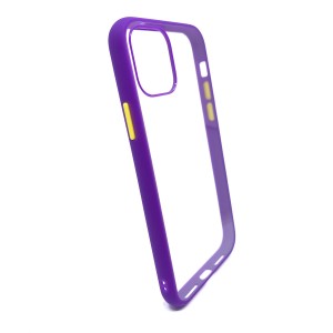 Nettech Apple iPhone 11 Pro Max Uyumlu NT-88801 Crystal Hybrid Seri Arka Koruma Kılıf (Lila) NT-88801