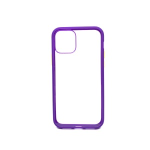 Nettech Apple iPhone 11 Pro Max Uyumlu Crystal Hybrid Seri Arka Koruma Kılıf (Lila) NT-88801
