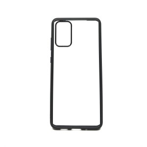 Nettech Samsung Galaxy S20 Plus Uyumlu Crystal Hybrid Seri Arka Koruma Kılıf (Siyah) NT-88810