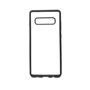 Nettech Samsung Galaxy S10 Uyumlu Crystal Hybrid Seri Arka Koruma Kılıf (Siyah) NT-88820