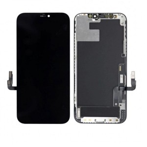 Teknonet Apple iPhone 12 Uyumlu Service Org Lcd+Dokunmatik+Çıtalı (Siyah) NT-90285