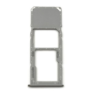 Teknonet Samsung Galaxy A51 Uyumlu Hafıza Kart + Sim Metali (Gri) NT-90267