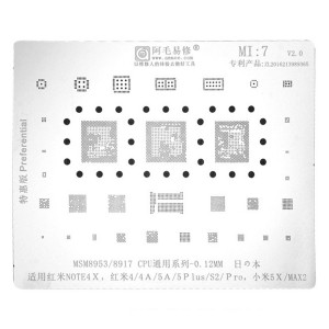 Xiaomi Mi Note 4 İşlemci Entegre Kalıplar Ve Board Tutucu NT-90343
