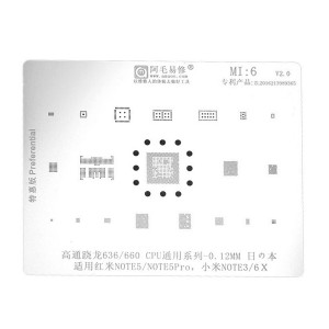 Xiaomi Mi Note 5 İşlemci Entegre Kalıplar Ve Board Tutucu NT-90342