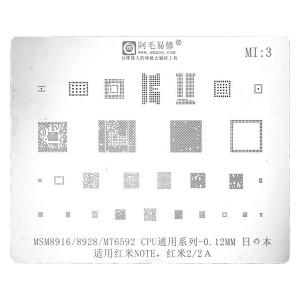 Xiaomi Mi Note Serisi İşlemci Entegre Kalıplar Ve Board Tutucu NT-90340