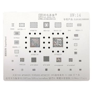Huawei Honor 20 İşlemci Entegre Kalıplar Ve Board Tutucu NT-90336