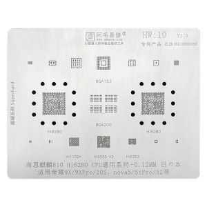 Huawei honor 9x İşlemci Entegre Kalıplar Ve Board Tutucu NT-90334