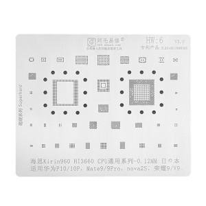 Huawei P10 İşlemci entegre Kalıplar Ve Board Tutucu NT-90330