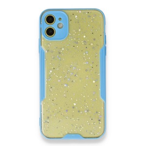 Nettech Apple iPhone 11 Uyumlu Platin Simli Arka Koruma Kılıf (Karışık/Çok Renkli) NT-89586