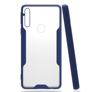 Nettech Oppo A31 Uyumlu Platin Seri Arka Koruma Kılıf (Lacivert) NT-86551