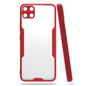 Nettech Huawei P40 Lite Uyumlu Platin Seri Arka Koruma Kılıf (Kırmızı) NT-86427