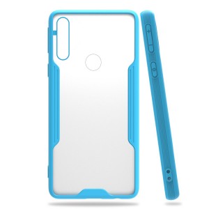 Nettech Oppo A31 Uyumlu Platin Seri Arka Koruma Kılıf (Mavi) NT-86552
