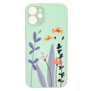 Nettech Apple iPhone 12 Mini Uyumlu Laser Baskı Desenli Arka Koruma Kılıf (Çeşitli Renk) NT-87857
