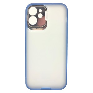 Nettech Apple iPhone 12 Uyumlu Fluence Seri Arka Koruma Kılıf (Mavi) NT-88847