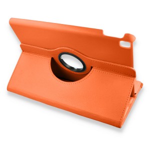 Nettech Apple iPad 7. Nesil 10.2 Inch Uyumlu 360 Kapaklı Kılıf (Turuncu) NT-90675