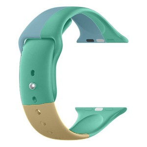 Nettech Apple Watch Seri 42/44 mm Uyumlu Silikon Kordon (Yeşil) NT-90700