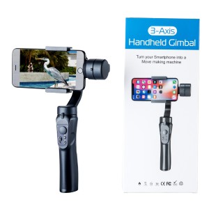 Nettech 3-Axis S5B Taşınabilir Selfie Çubuk Gimbal Telefon Sabitleyici (Siyah) NT-91141