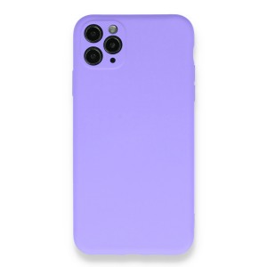 Nettech Apple iPhone 11 Pro Max Uyumlu Nano Arka Koruma Kılıf (Mor) NT-91163
